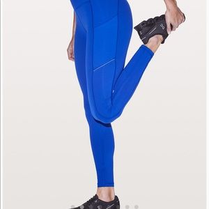 Blue Lululemon leggings